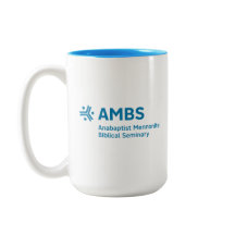 Mugue bicolore avec logo AMBS