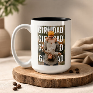Tasse 2 Couleurs Mugue PhotoPop personnalisé pour la fête des pères