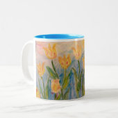 Tasse 2 Couleurs Mugue tulipe (Devant gauche)