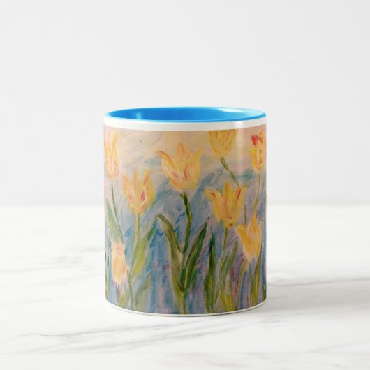 Tasse 2 Couleurs Mugue tulipe (Centre)