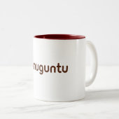 Tasse 2 Couleurs Muguntu (Devant droit)