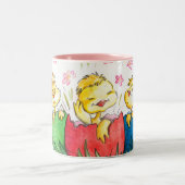 Tasse 2 Couleurs mule de pâques (Centre)