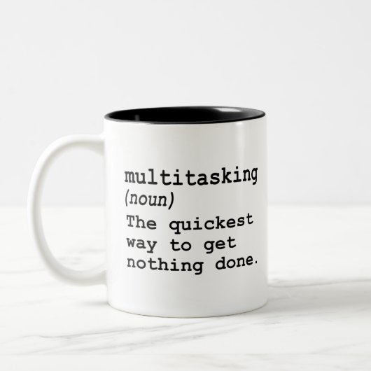 Tasse 2 Couleurs Multitâche (Gauche)