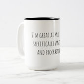Tasse 2 Couleurs Multitâche drôle (Devant gauche)