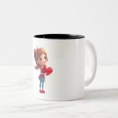 Tasse 2 Couleurs Mummy’s Me Time Anniversaire mariage anniversaire (Devant droit)