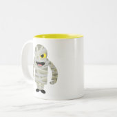 Tasse 2 Couleurs Mummy zombie Halloween (Devant gauche)
