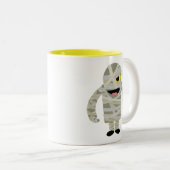 Tasse 2 Couleurs Mummy zombie Halloween (Devant droit)
