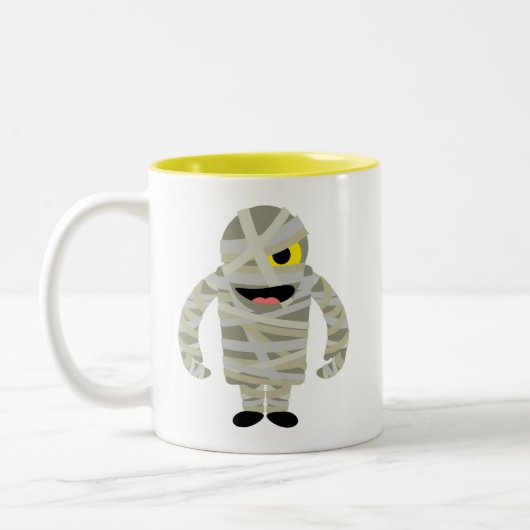 Tasse 2 Couleurs Mummy zombie Halloween (Gauche)