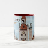 Tasse 2 Couleurs Munich allemand, personnalisable (Centre)