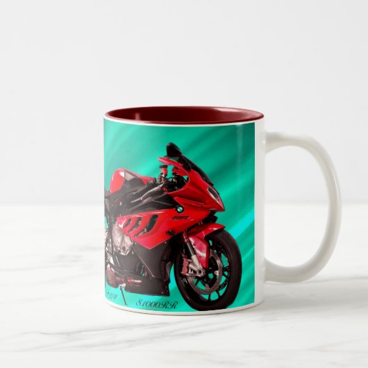 Tasse 2 Couleurs Muqueuse de moto (Droit)