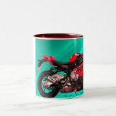 Tasse 2 Couleurs Muqueuse de moto (Centre)