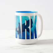 Tasse 2 Couleurs muqueuse de requin (Devant droit)