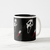 Tasse 2 Couleurs muqueuse face fantôme (Devant droit)