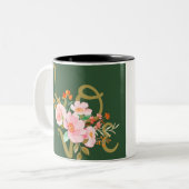 Tasse 2 Couleurs muqueuse florale (Devant gauche)