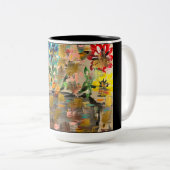 Tasse 2 Couleurs Muqueuses à deux tondes inconditionnelles (Devant droit)