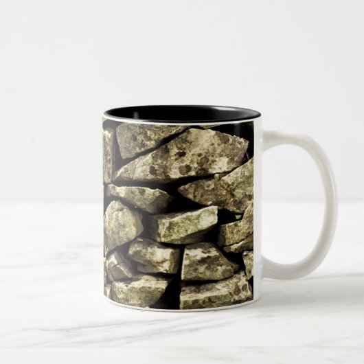 Tasse 2 Couleurs mur de pierres sèches (Droit)