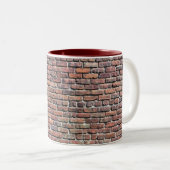 Tasse 2 Couleurs Mur en briques (Devant droit)