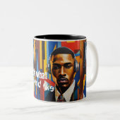 Tasse 2 Couleurs Music is What Feelings Sound Like (Devant droit)