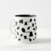 Tasse 2 Couleurs Musical 09 (Devant gauche)