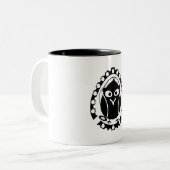 Tasse 2 Couleurs musical bird (Devant gauche)