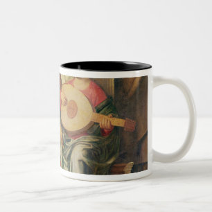 Tasse 2 Couleurs Musiciens d'ange de la peinture de la Vierge et
