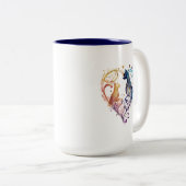 Tasse 2 Couleurs Musique (Devant droit)