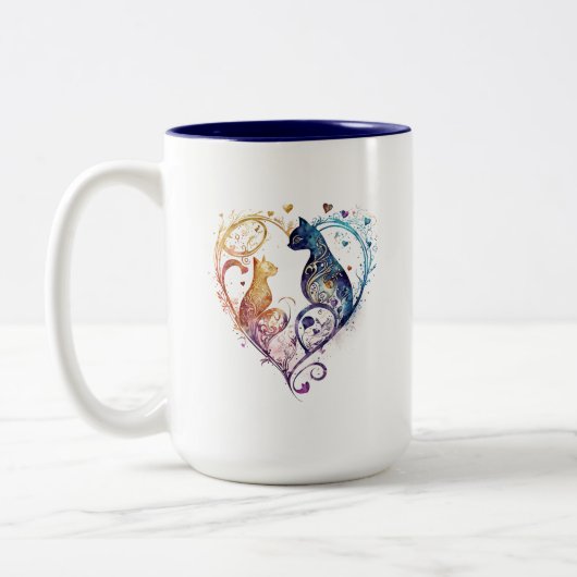 Tasse 2 Couleurs Musique (Gauche)