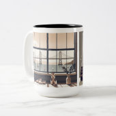 Tasse 2 Couleurs Musique (Devant gauche)