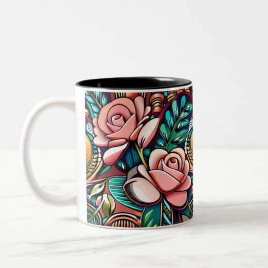 Tasse 2 Couleurs Musique (Gauche)