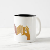 Tasse 2 Couleurs Musique (Devant droit)