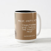 Tasse 2 Couleurs Musique (Devant droit)