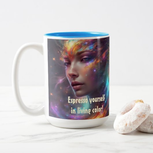 Tasse 2 Couleurs Musique (Avec donut)