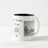 Tasse 2 Couleurs Musique (Devant droit)