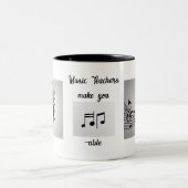 Tasse 2 Couleurs Musique (Centre)