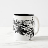 Tasse 2 Couleurs Musique (Devant droit)