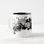 Tasse 2 Couleurs Musique (Devant gauche)