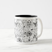 Tasse 2 Couleurs Musique (Devant droit)