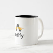 Tasse 2 Couleurs Musique (Devant droit)