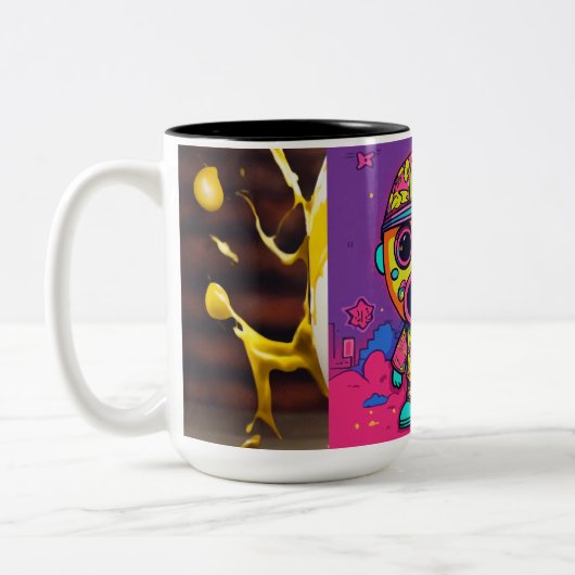 Tasse 2 Couleurs Musique (Gauche)