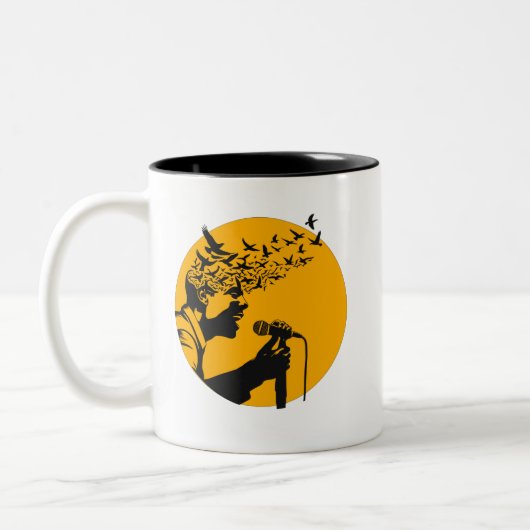 Tasse 2 Couleurs Musique (Gauche)