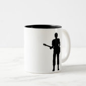 Tasse 2 Couleurs Musique (Devant droit)