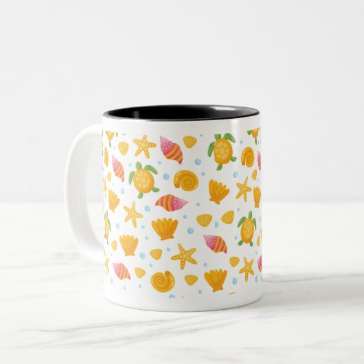 Tasse 2 Couleurs Musique (Devant gauche)