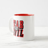 Tasse 2 Couleurs Musique (Devant gauche)