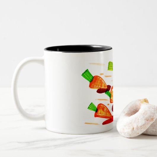Tasse 2 Couleurs Musique (Avec donut)