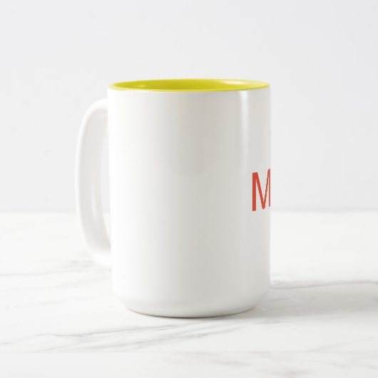 Tasse 2 Couleurs Musique (Devant gauche)