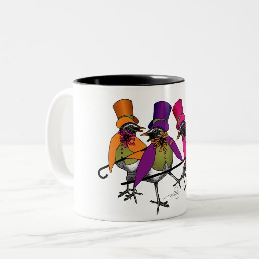 Tasse 2 Couleurs Musique (Devant gauche)