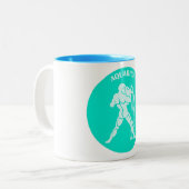 Tasse 2 Couleurs Musique à café Aquarius (Devant gauche)