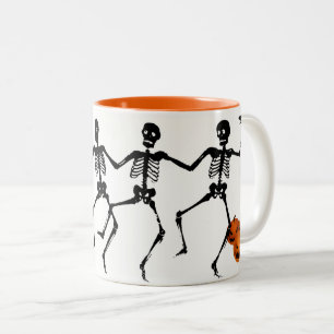Tasse 2 Couleurs Musique à café Halloween