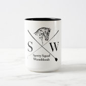 Tasse 2 Couleurs Musique à café SSW (Centre)