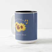 Tasse 2 Couleurs Musique à consistance de tournesol (Devant gauche)